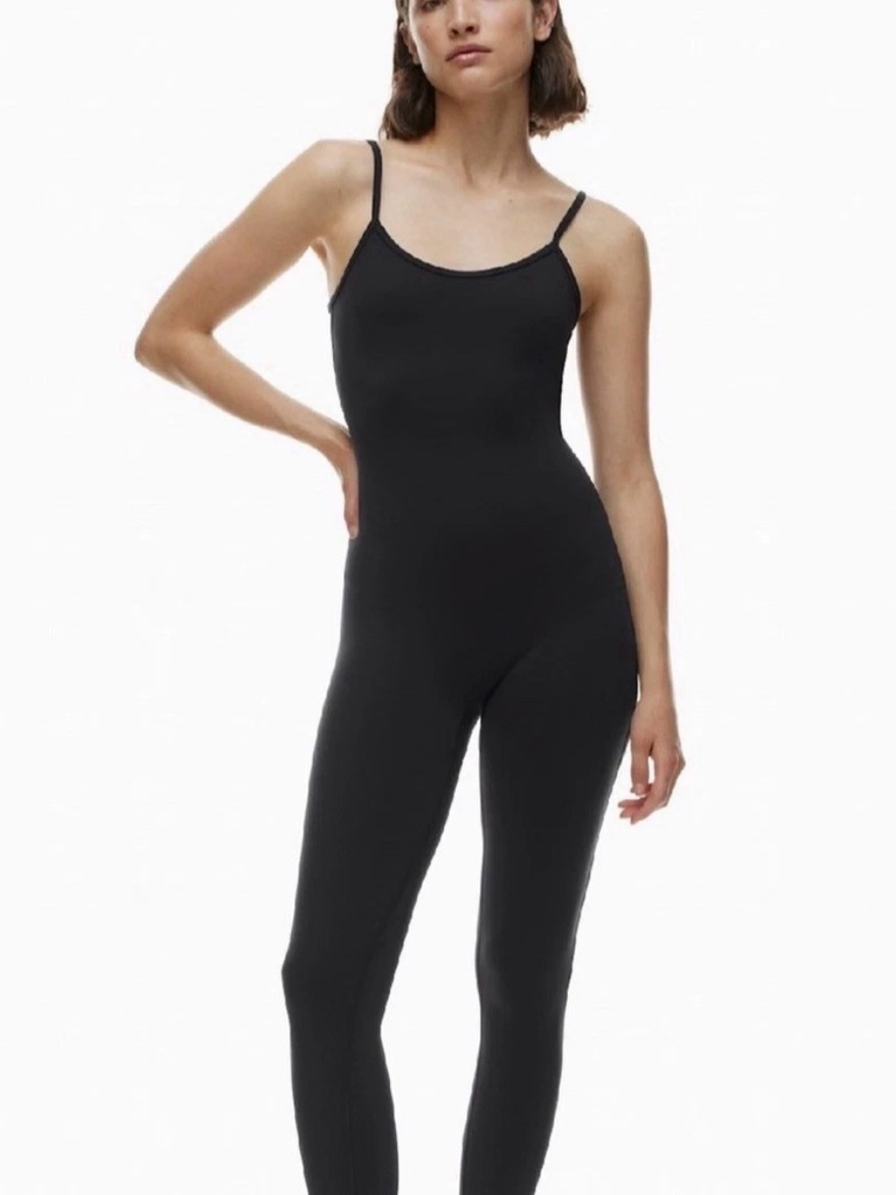 Aritzia TnAction Black Women's Active Jumpsuit Romper